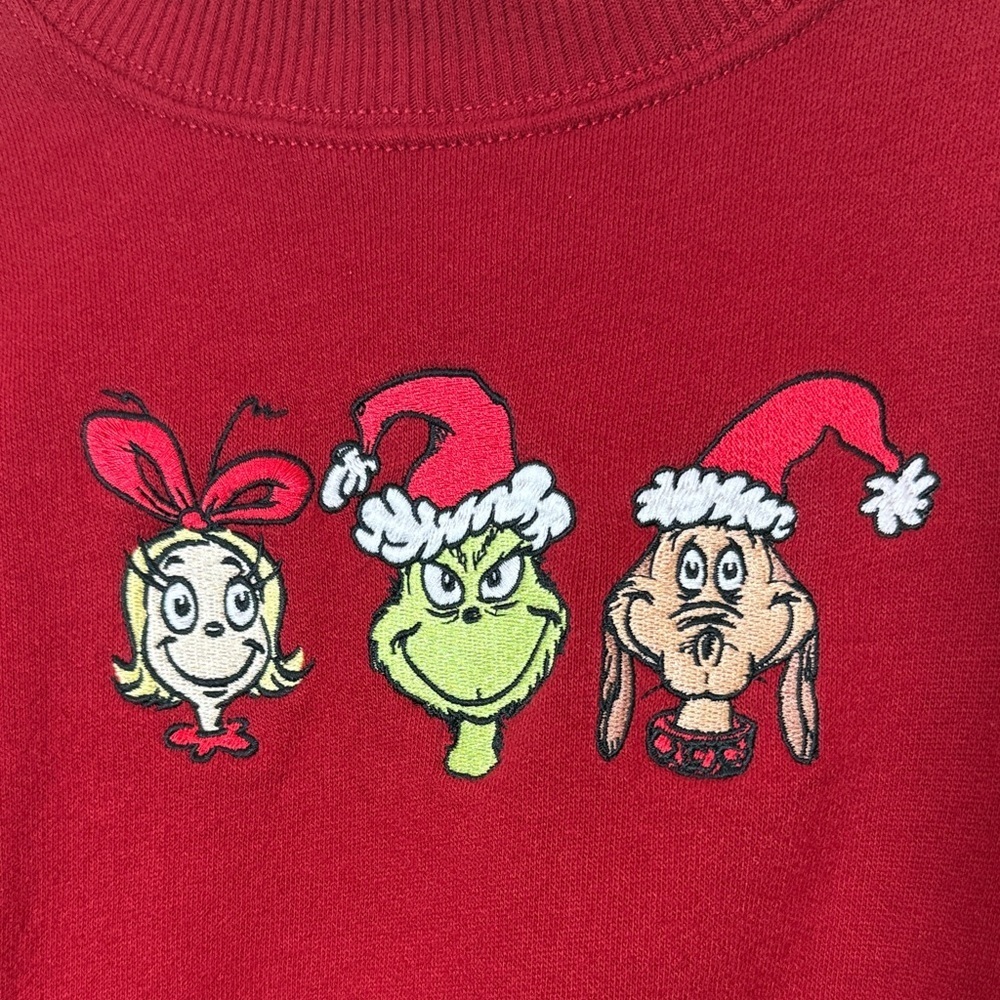 Abercrombie Kids Embroidered Grinch Crew Neck - Picture 12 of 12